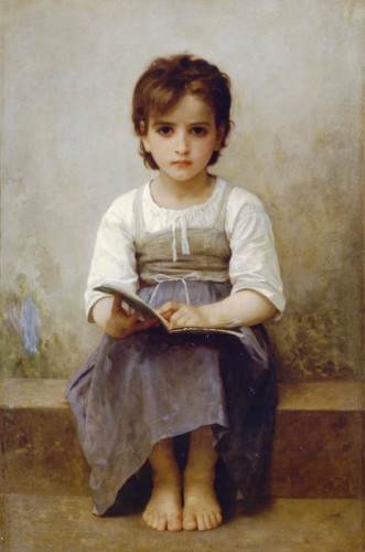 William Adolphe Bouguereau — "Sunki pamoka"